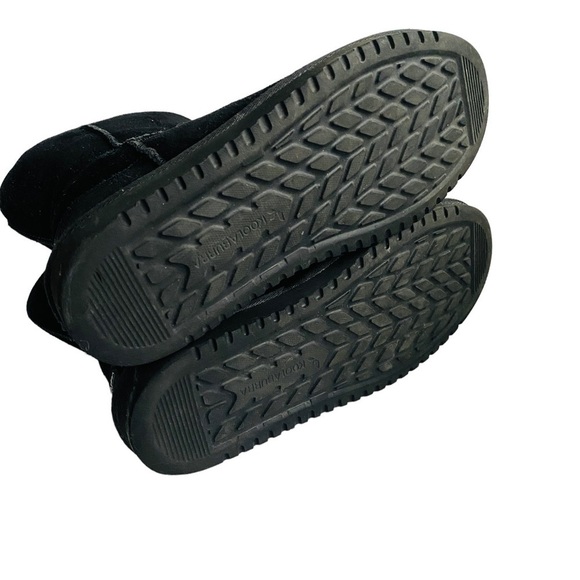 UGG Koolaburra Black Suede Shearling Winter Boots - Picture 6 of 12